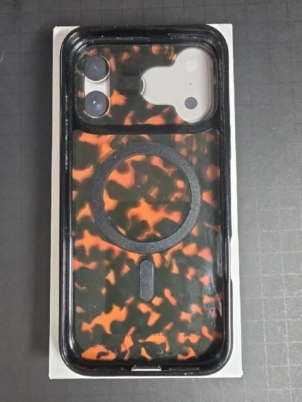 Kate Spade Tortoise shell  IPHONE 17 PRO MAX  Case - Black & Brown